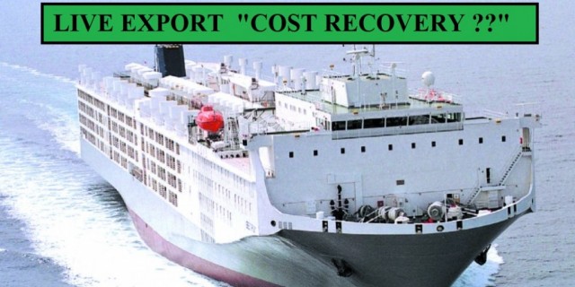 “Cost recovery implementation statement Live Export" 