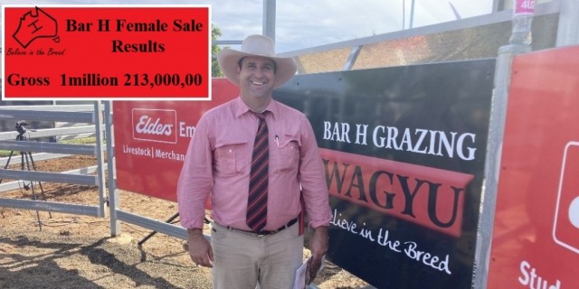 BAR H Female Wagyu Auction RESULTS
