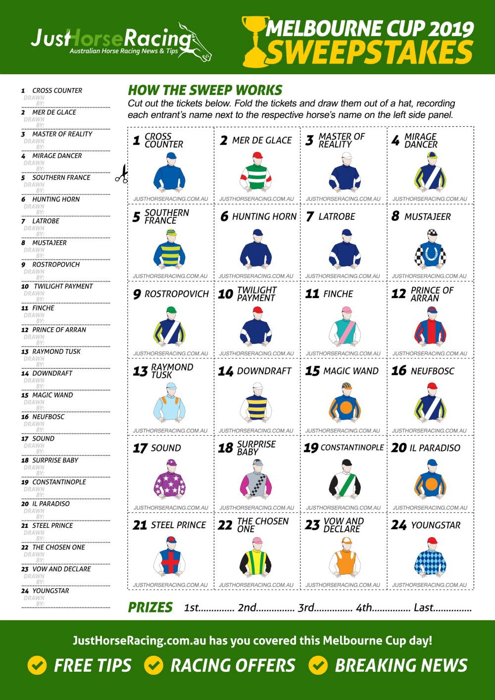 melbourne cup sweep 2019 v6 1