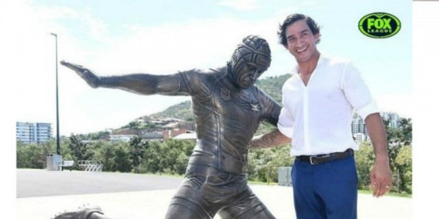 Johnathan Thurston statue unveiled at new Townsville stadium