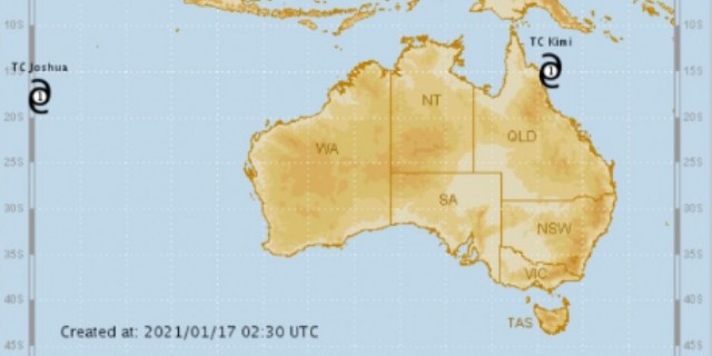 Tropical cyclone Kimi has formed 