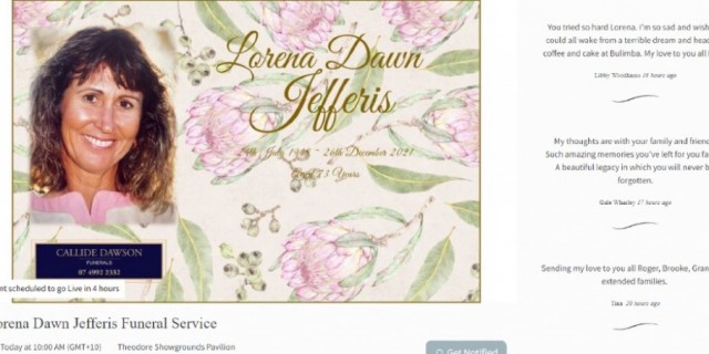 The late Lorena Dawn Jefferis