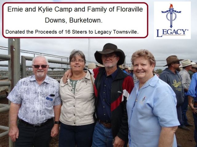 A fantastic Donation 16 Steers to Legacy.