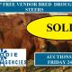 136 VGQ HGP FREE VENDOR BRED DROUGHTMASTER STEERS