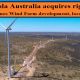 Iberdrola Australia  acquired rights over 1000MW Mount James Wind Farm development.