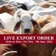 Go to LIVE EXPORT SLAUGHTER ORDER