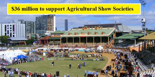 $36 million to support Agricultural Show Societies